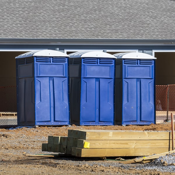 how can i report damages or issues with the porta potties during my rental period in Bradley Gardens New Jersey